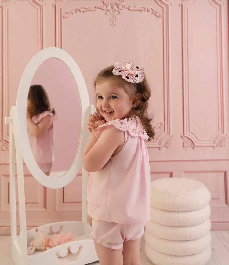 Little A Little A SS26 Ollie Broderie Anglaise Hair Clips