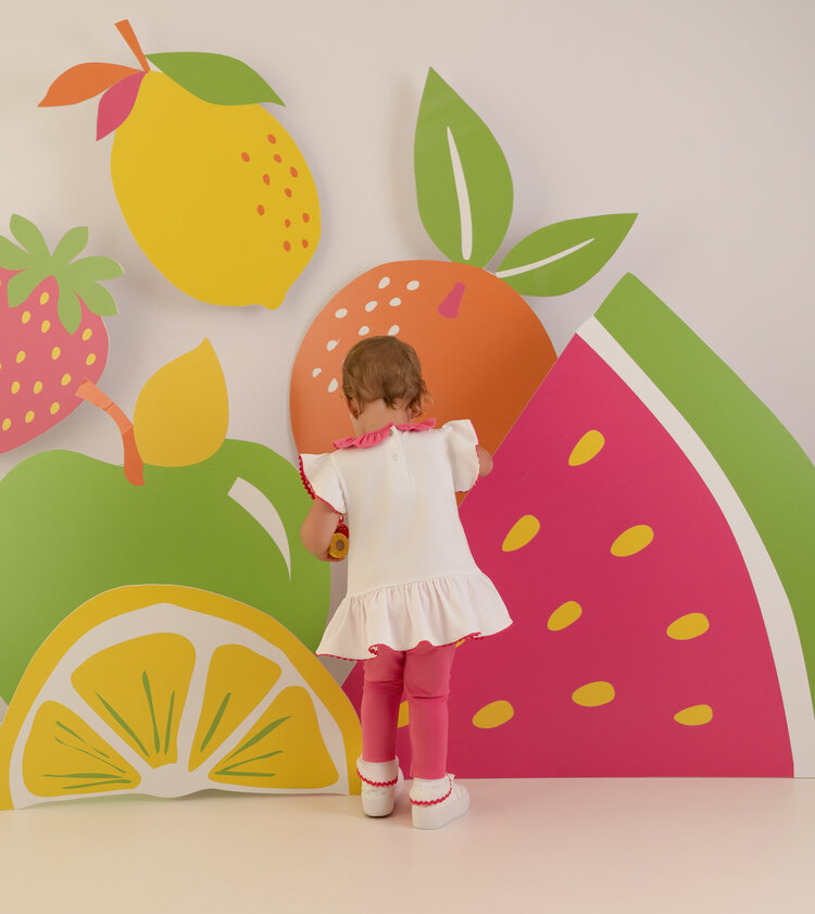 Little A Little A SS26 Phoebe Cherry Legging Set