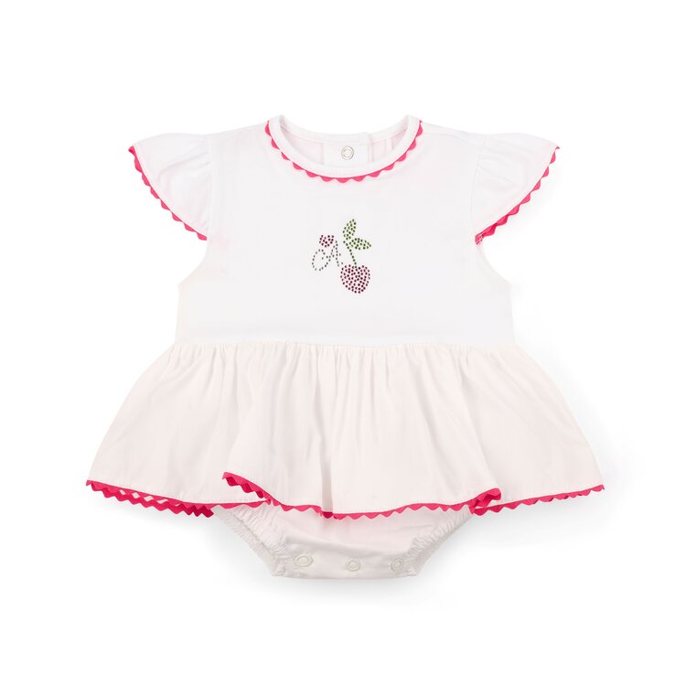 Little A Little A SS26 Peggy Cherry Romper
