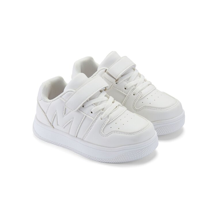 Mitch and Son Mitch & Son SS26 Jump Low Trainer - Bright White