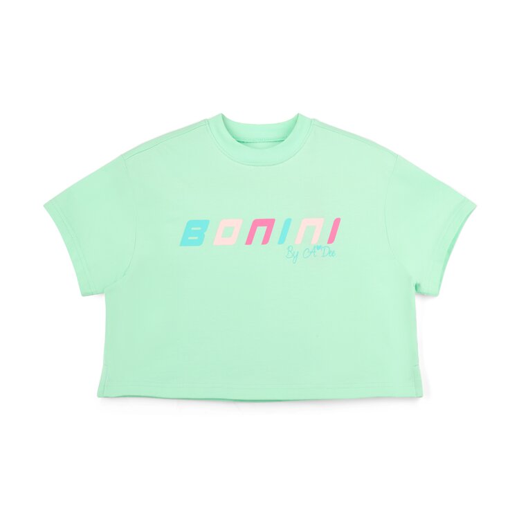 Bonini by A*Dee Bonini by A*Dee SS26 Shine Crop Logo T-Shirt