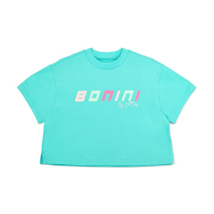 Bonini by A*Dee Bonini by A*Dee SS26 Shine Crop Logo T-Shirt