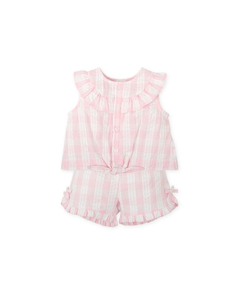 Tutto Piccolo Tutto Piccolo SS26 Gingham Short Set - 2724