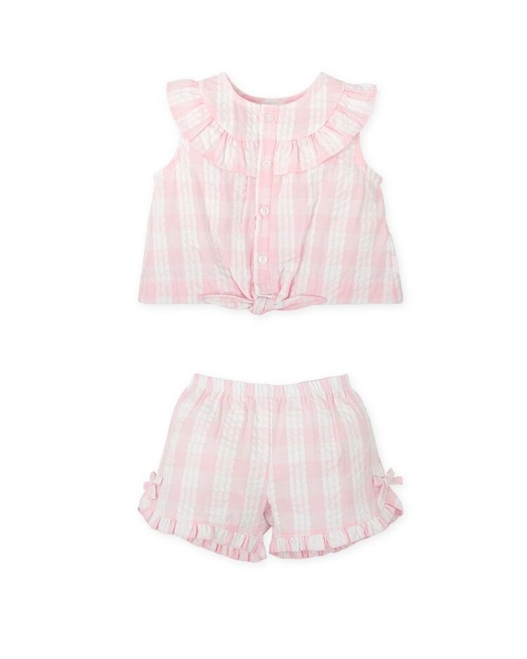 Tutto Piccolo Tutto Piccolo SS26 Gingham Short Set - 2724