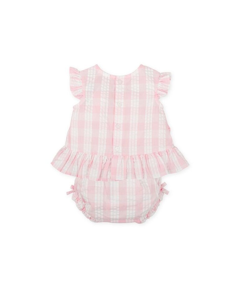 Tutto Piccolo Tutto Piccolo SS26 Gingham Pant Set - 2723