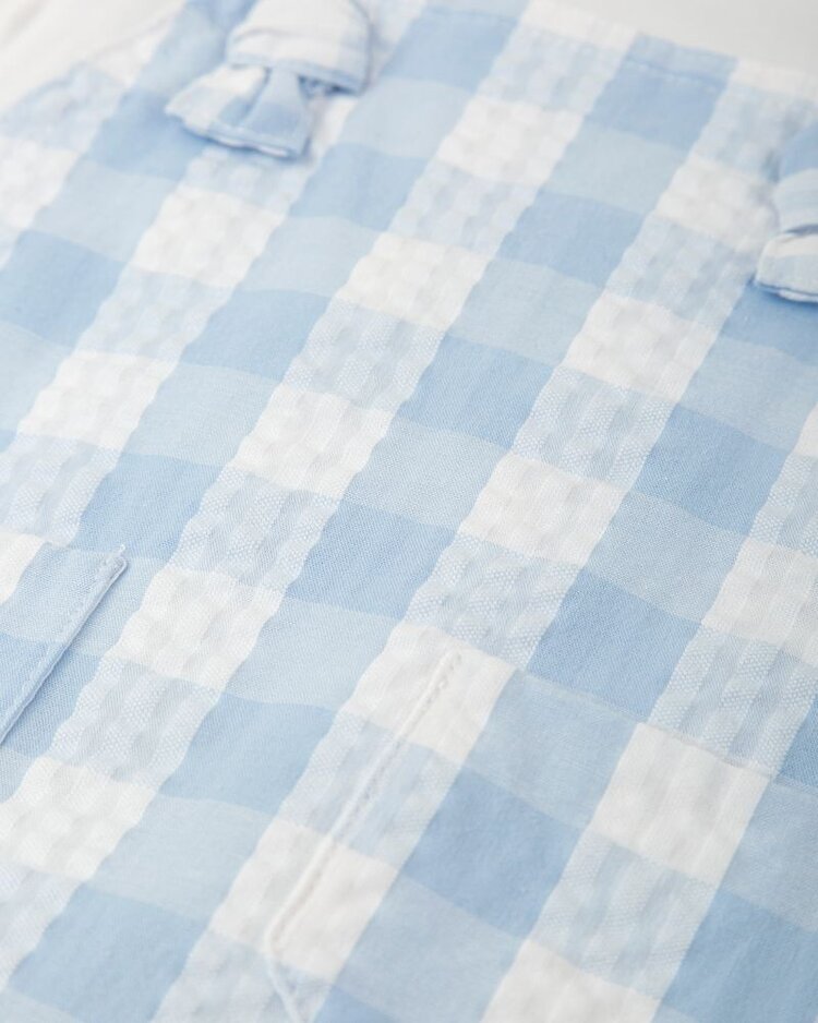 Tutto Piccolo Tutto Piccolo SS26 Gingham Dungaree Set - 2424