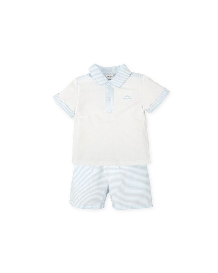 Tutto Piccolo Tutto Piccolo SS26 Polo & Short Set - 2701