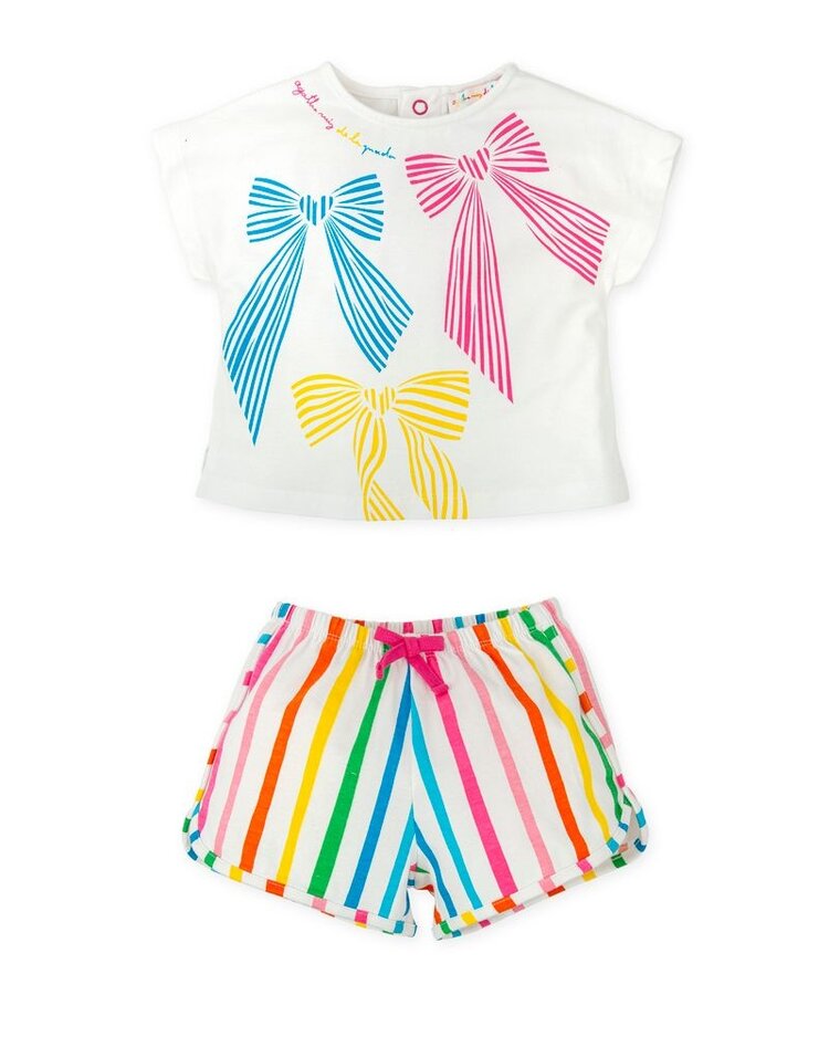 Agatha Ruiz de la Prada Agatha Ruiz de la Prada SS26 Stripe Short Set - 8700