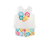 Agatha Ruiz de la Prada Agatha Ruiz de la Prada SS26 Flower Short Set - 8724