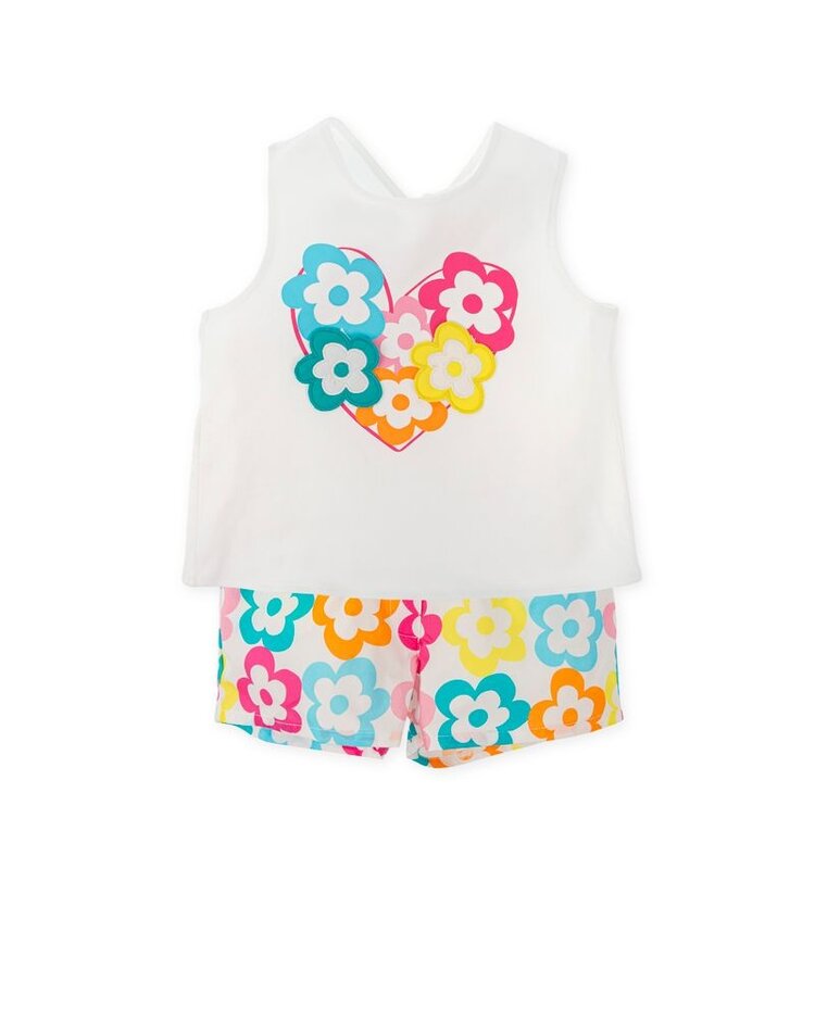 Agatha Ruiz de la Prada Agatha Ruiz de la Prada SS26 Flower Short Set - 8724