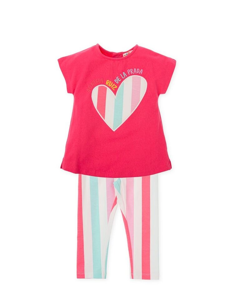 Agatha Ruiz de la Prada Agatha Ruiz de la Prada SS26 Stripe Legging Set - 8736