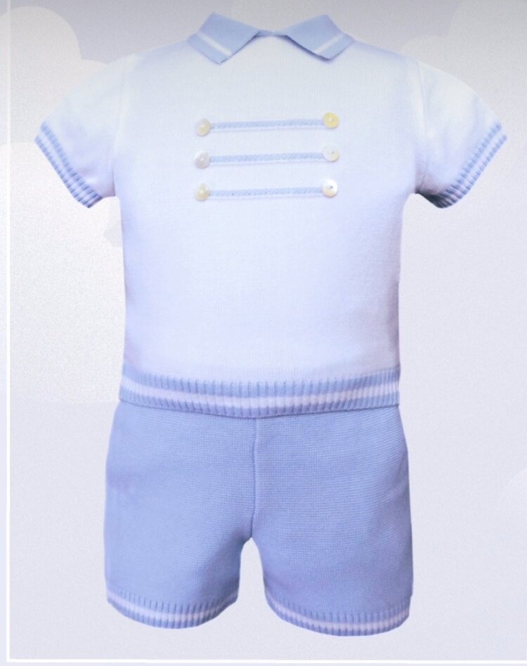 Sarah Louise SS26- Boys Knit Two Piece- 008246