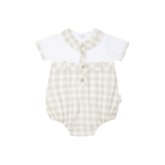 Pastels & Co Pastels & Co SS26 Alcaig Check Romper