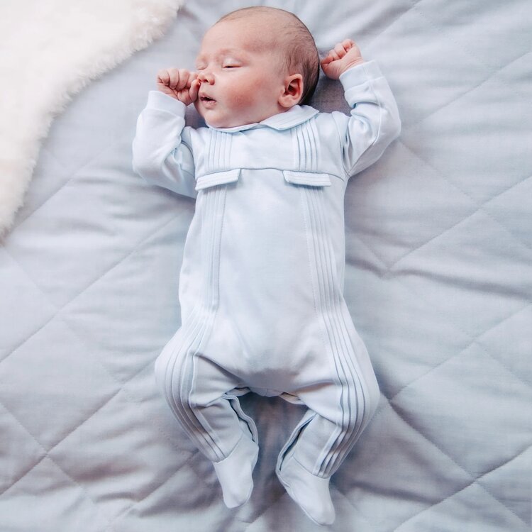 Emile et Rose Emile et Rose SS26 Lance Pleated Babygrow