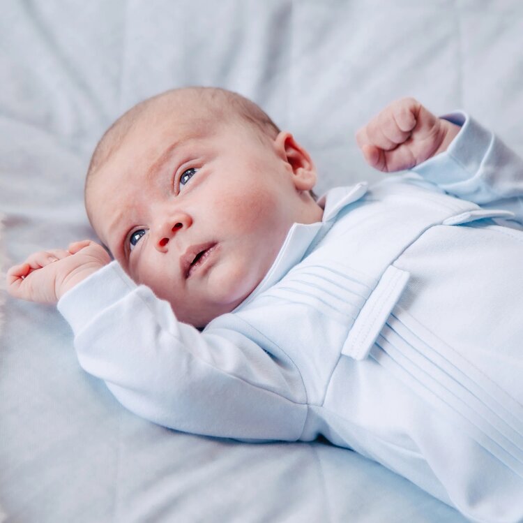 Emile et Rose Emile et Rose SS26 Lance Pleated Babygrow