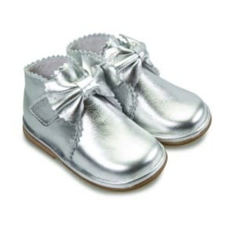 Borboleta Borboleta Sharon Silver Leather Boot - 1122
