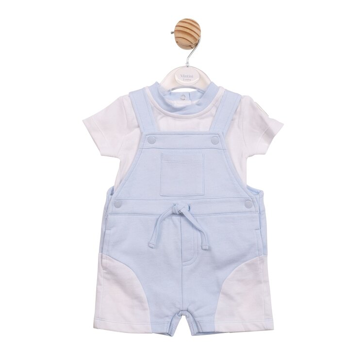 Mintini Mintini SS26 T-Shirt & Dungaree Set - MB7006