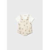 Mayoral Mayoral SS26 Bear Dungaree Set - 1621