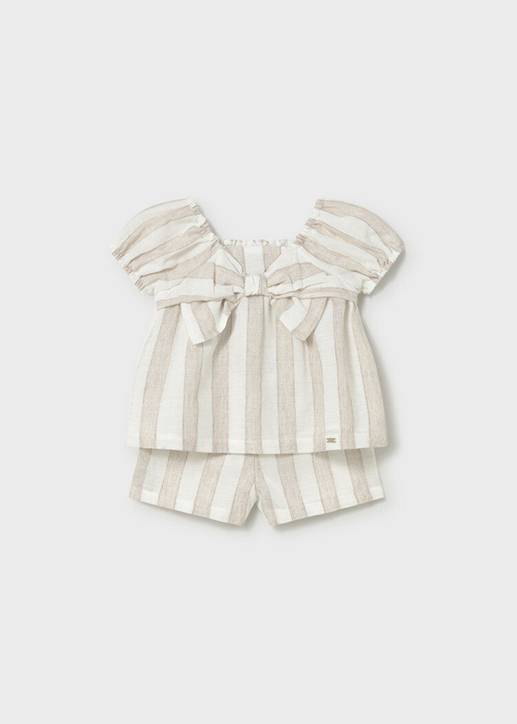 Mayoral Mayoral SS26 Stripe Short Set - 1211