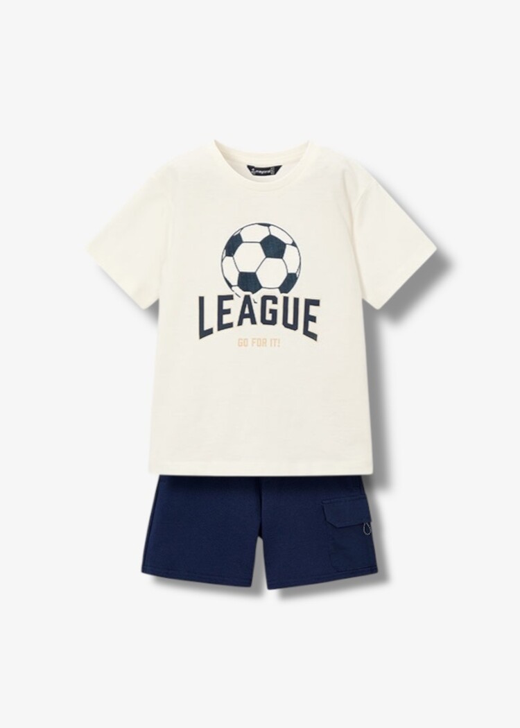 Mayoral Mayoral SS26 Football Short Set - 3074/3208