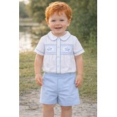Little Lads Little Lads SS26 Smock Short Set