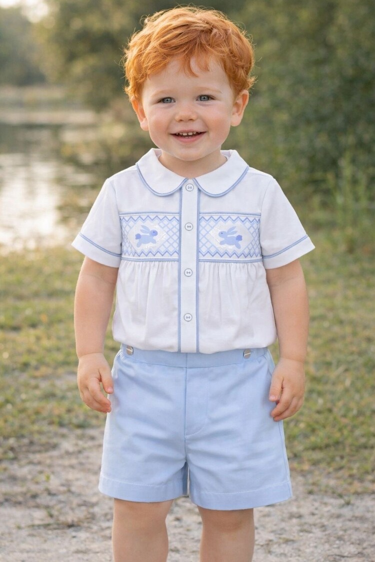 Little Lads Little Lads SS26 Smock Short Set