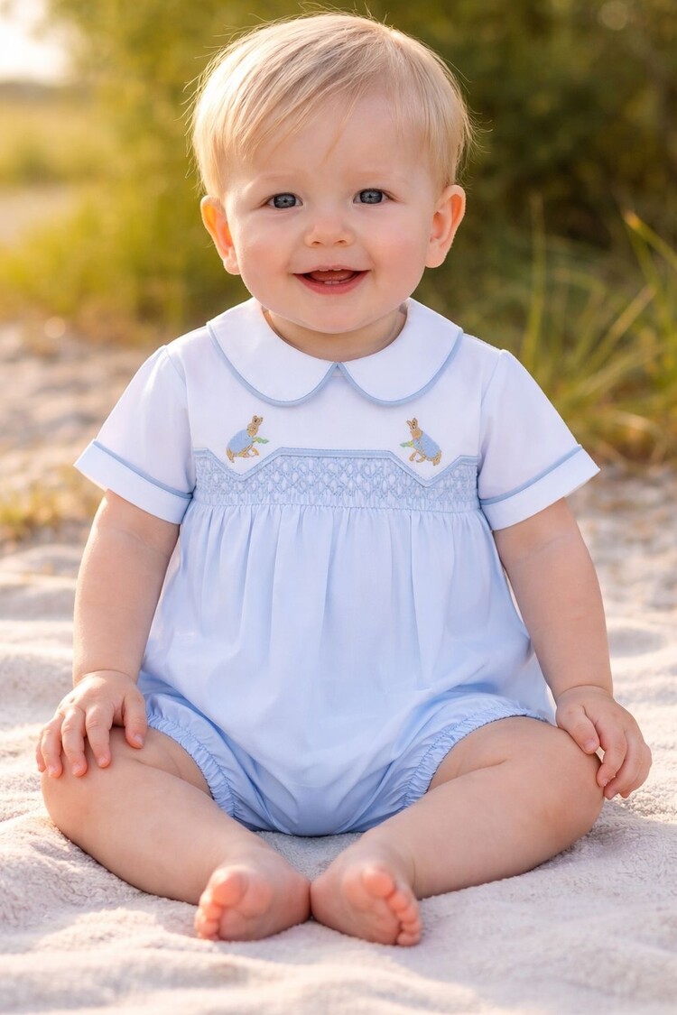 Little Lads Little Lads SS26 Bunny Romper