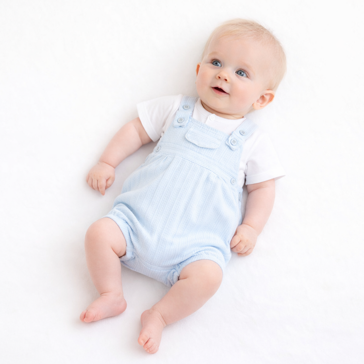 Pastels & Co Pastels & Co SS26 Harold Dungaree Set