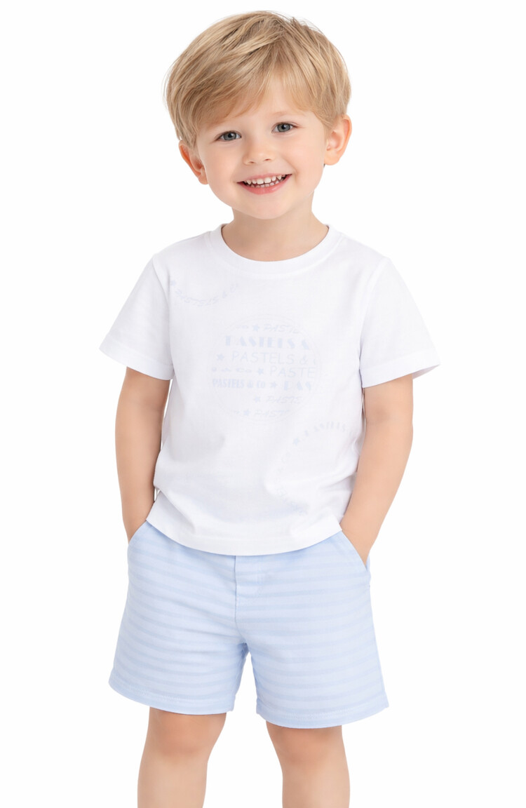 Pastels & Co Pastels & Co SS26 Blake Short Set - 801B