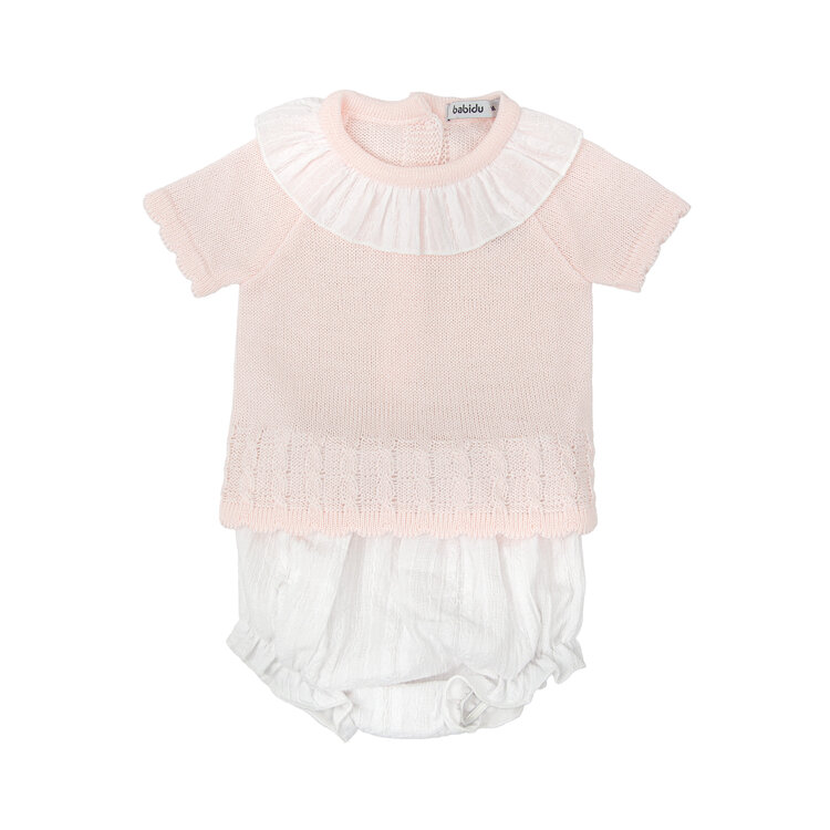 Babidu Babidu SS26 Knit Pant Set - 40322