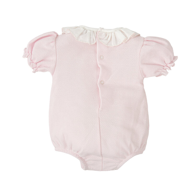 Babidu Babidu SS26 Frill Collar Romper - 33361