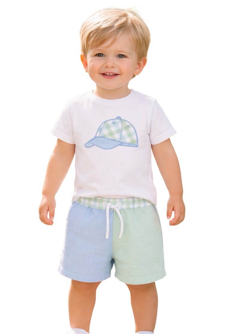 Patachou Patachou SS26 Check Short Set - 3313/3314