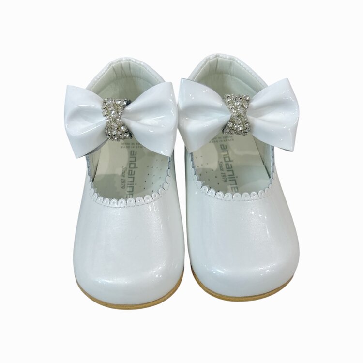 Andanines Andanines Diamante Bow Shoe - 261343