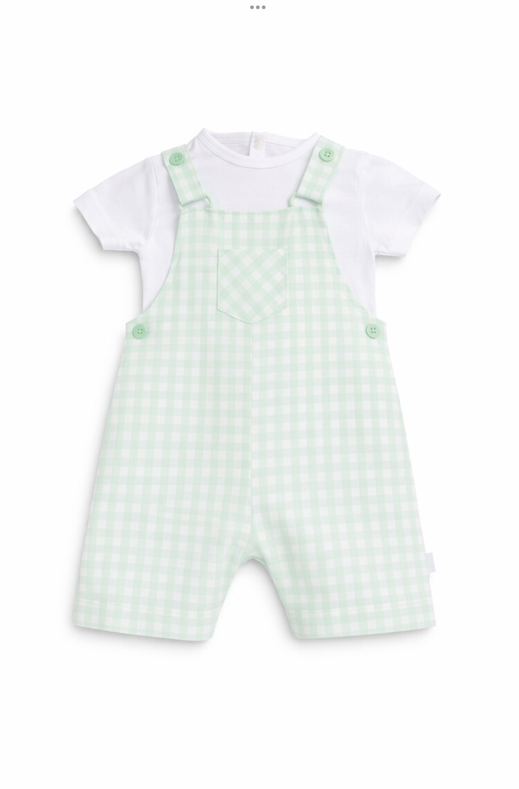 Pastels & Co Pastels & Co SS26 Ross Dungaree Set
