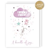 Second Nature Baby Girl Mobile Card