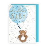 Second Nature Bear Rattle Card