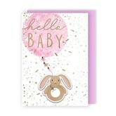 Second Nature Baby Girl Rattle Card