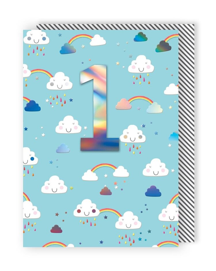 Second Nature Age 1 Boy Card