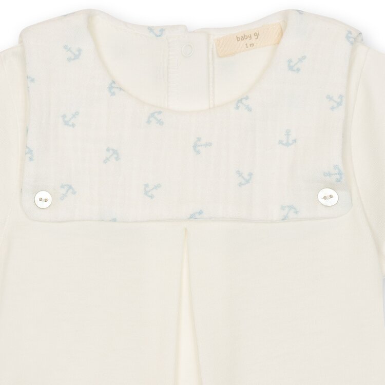 Baby Gi Baby Gi SS26 Anchor Romper - AN45B