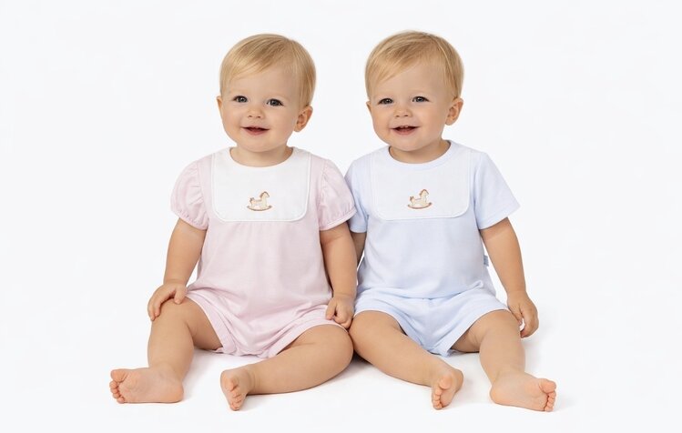 Baby Gi Baby Gi SS26 Rockinghorse Romper - RH46B