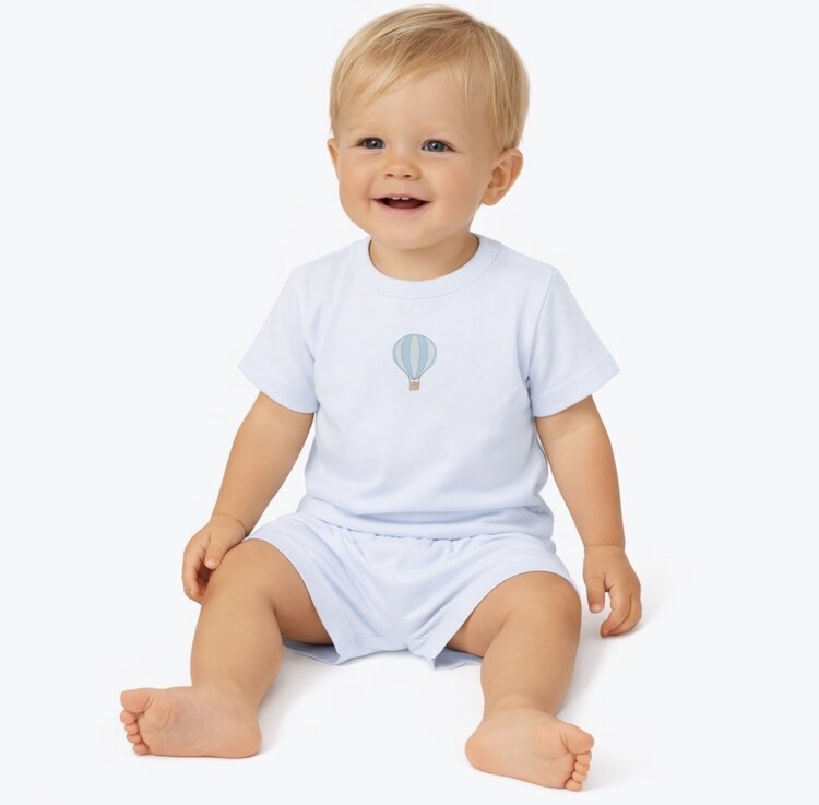 Baby Gi Baby Gi SS26 Air Balloon Short Set - AB70B