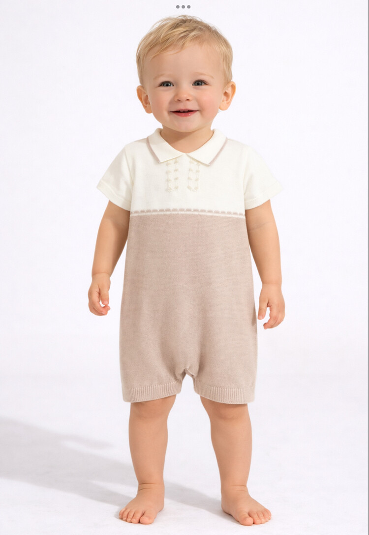 Mayoral Mayoral SS26 Knit Romper - 1603