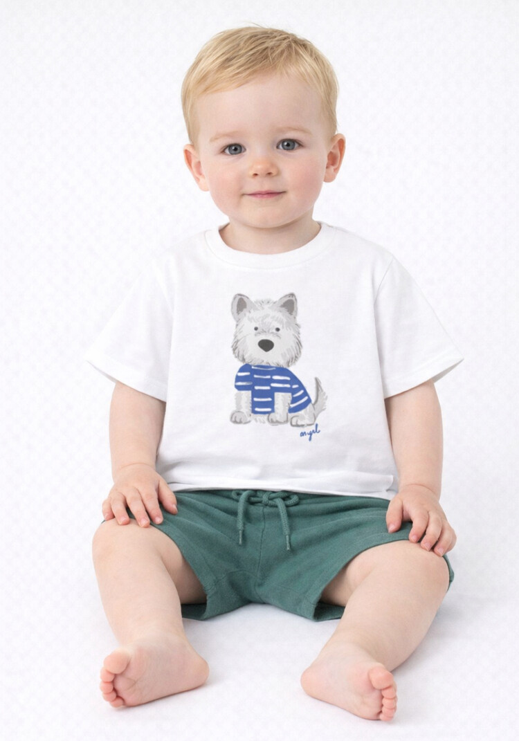 Mayoral Mayoral SS26 Dog T-Shirt - 1001