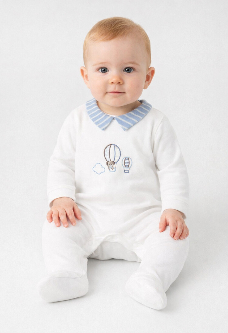 Mayoral Mayoral SS26 Hot Air Balloon Babygrow