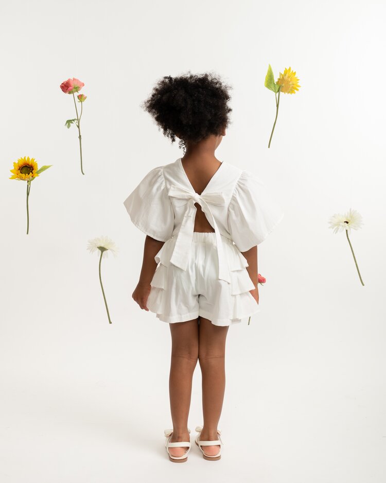 Caramelo SS26 Ruffle Short Set - 035334