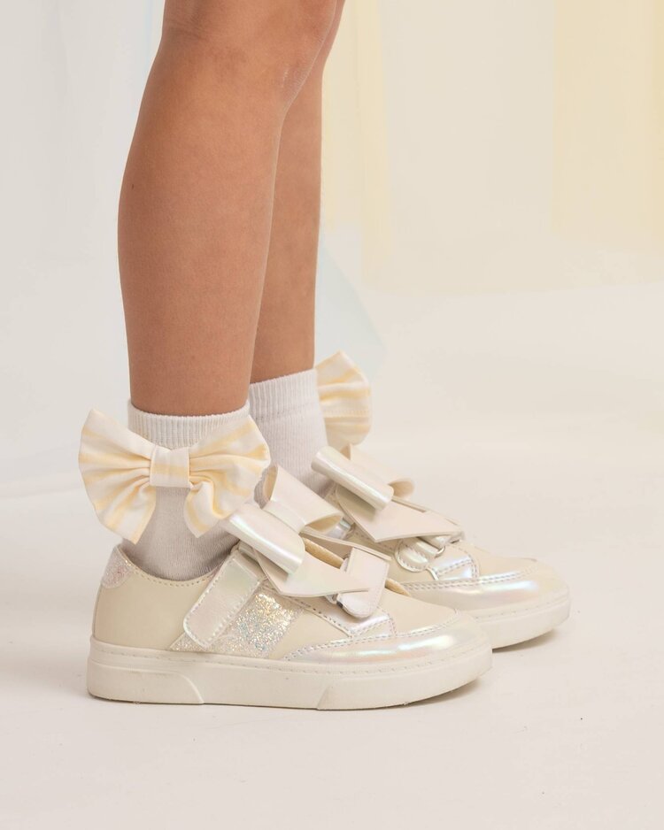 Caramelo SS26 Bow Trainers - 377106
