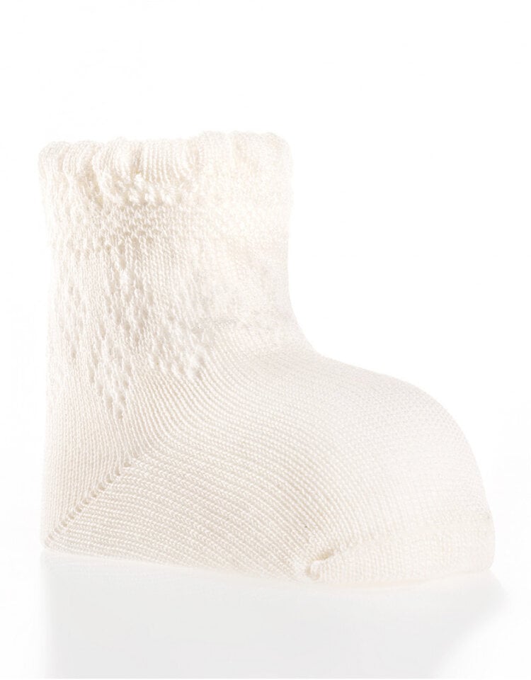 JC Socks JC Baby Open Work Ankle Sock - 30934