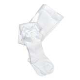 JC Socks JC Socks 47300 White Double Bow Tight