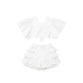Caramelo SS26 Ruffle Short Set - 035334