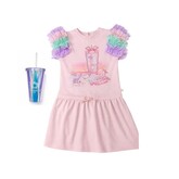 Caramelo SS26 Ruffle Sleeve Party Dress - 3421119